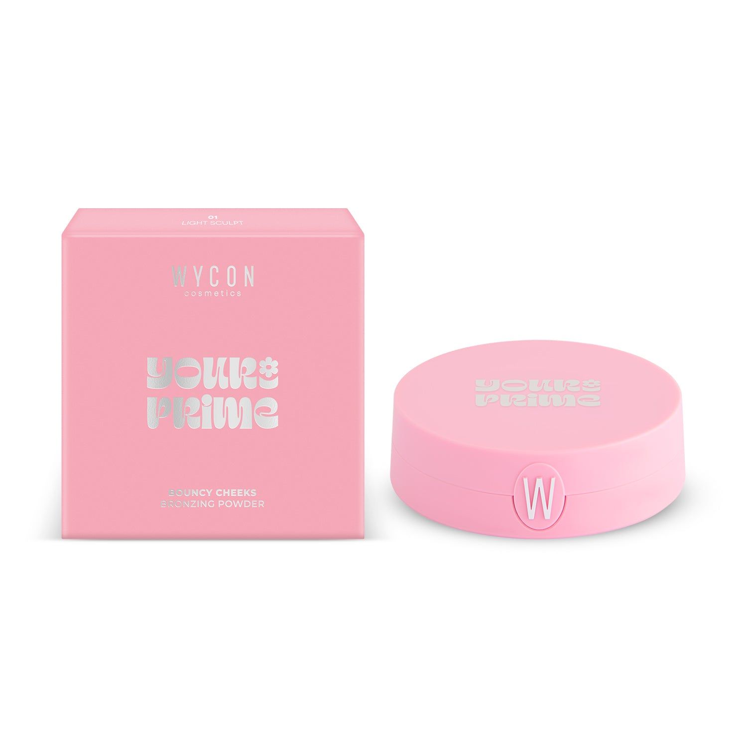 WYCON cosmetics BOUNCY CHEEKS - BRONZING Bronzer ibrido  01 LIGHT SCULPT