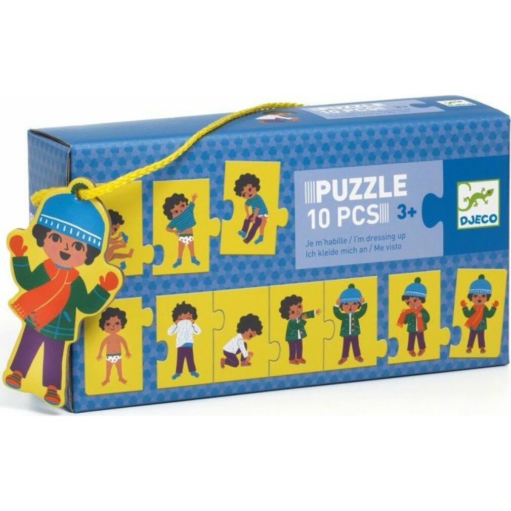 djeco Puzzle Dressing 10 pezzi