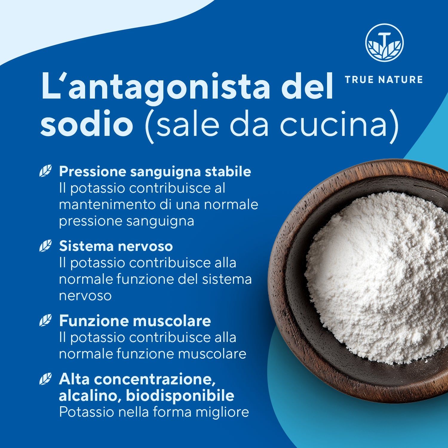 TRUE NATURE® Potassio Citrato Capsule