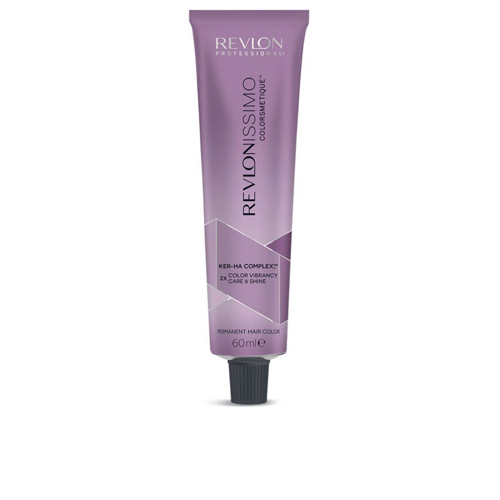 Tubo di tinta per capelli Revlonissimo Colorsmetique. Ker-Ha Complex. Tinta permanente. 60ml.