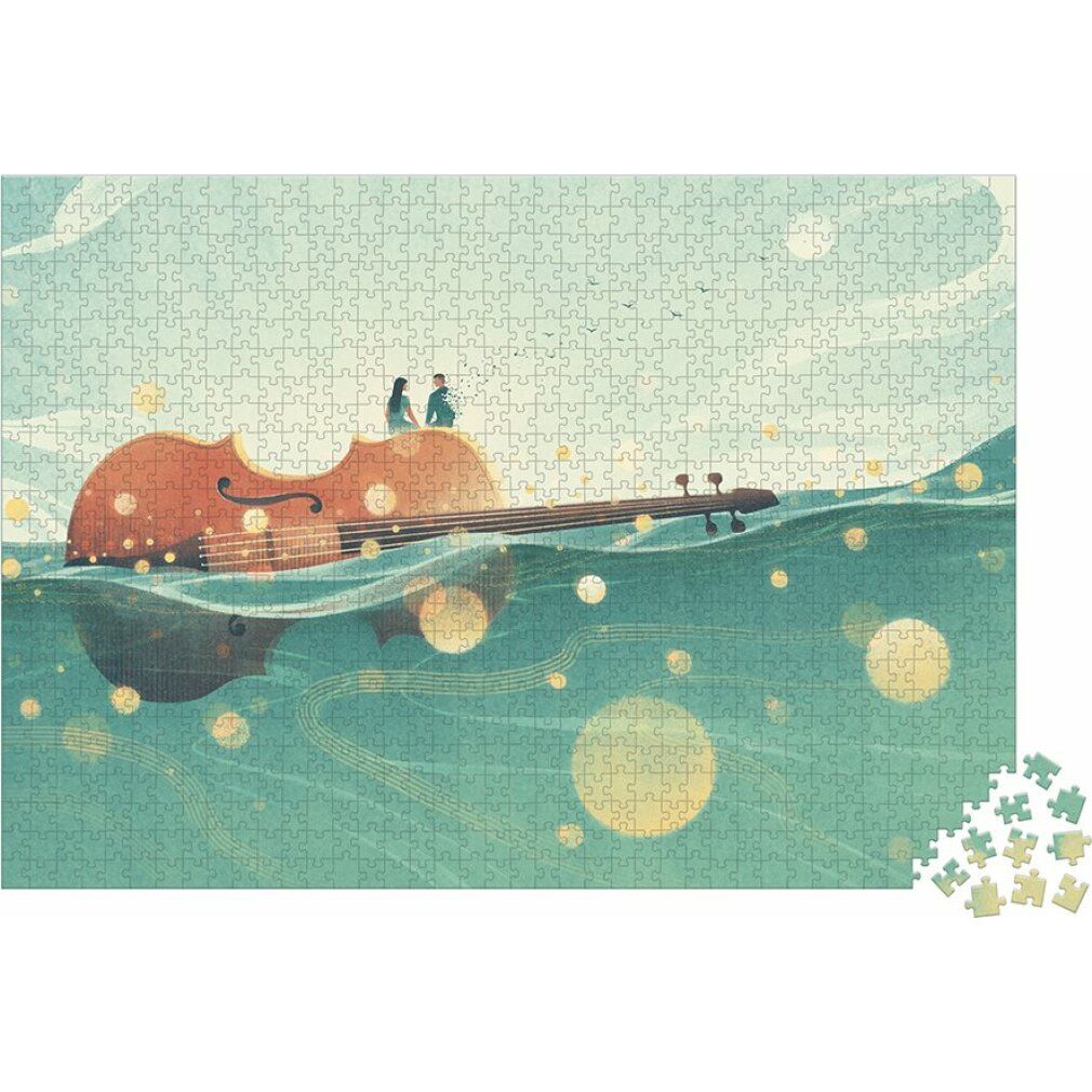 janod Puzzle di violino galleggiante 1000 pezzi