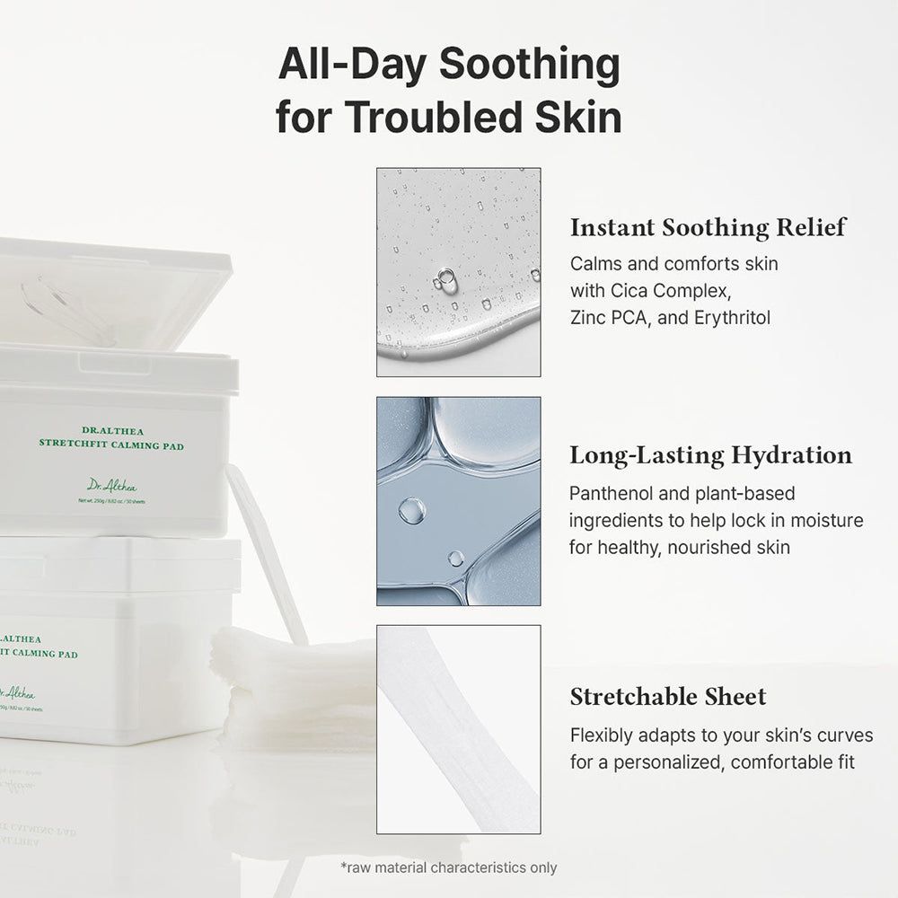 Dr. Althea Stretchfit Calming Pad - Patch lenitivi per il viso