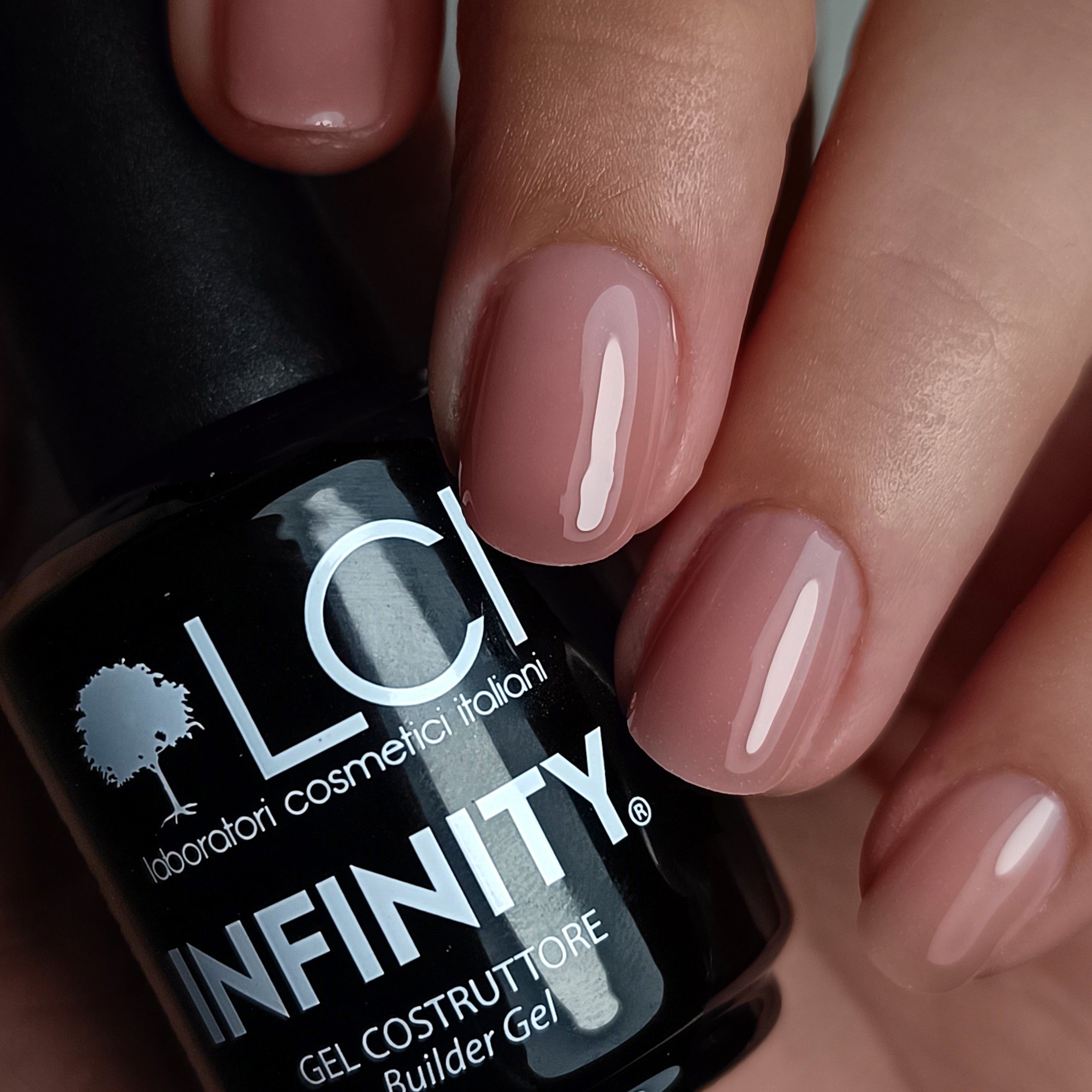 Infinity - Builder gel bottle - Nude Dark