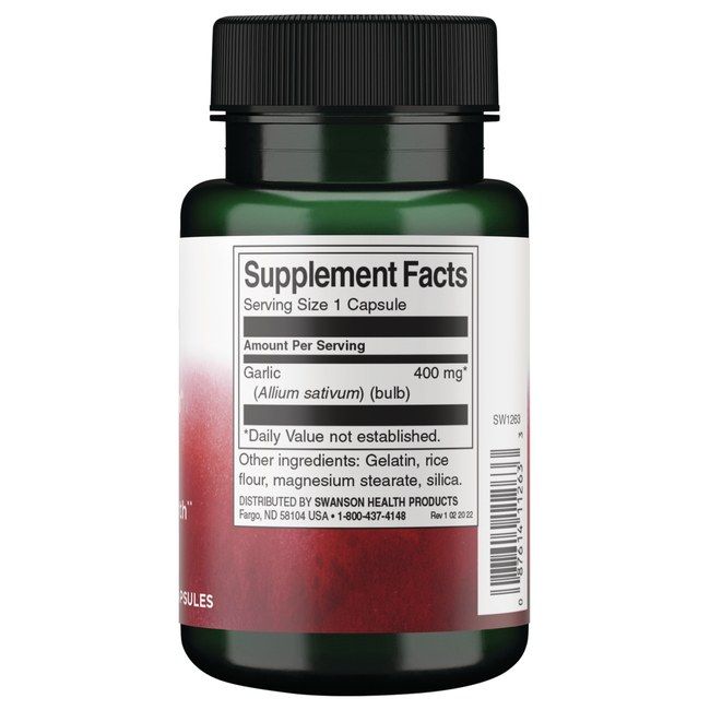 SWANSON Aglio Spettro Completo 400 mg