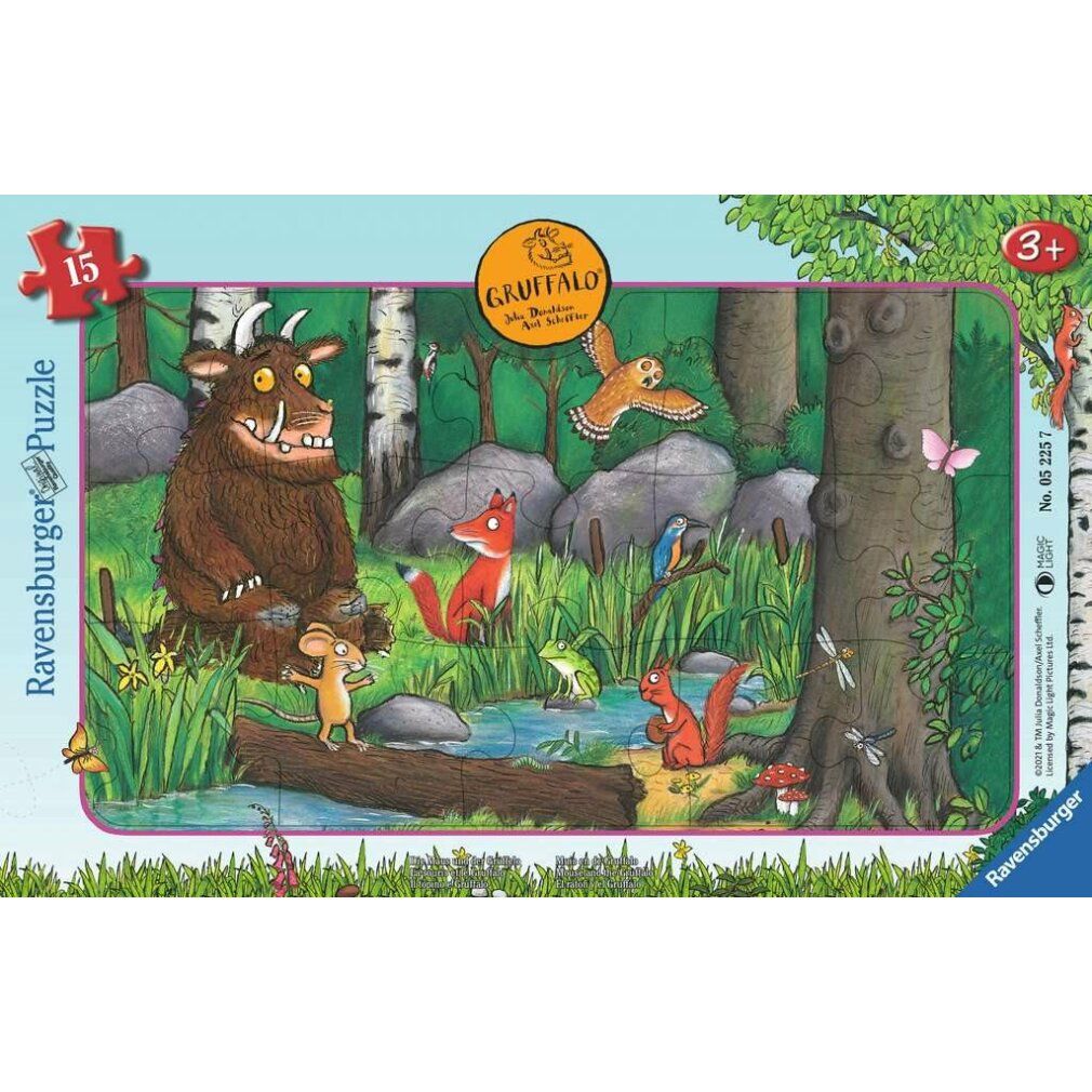 Puzzle ravensburger Mouse e Gruffalo 15 pezzi