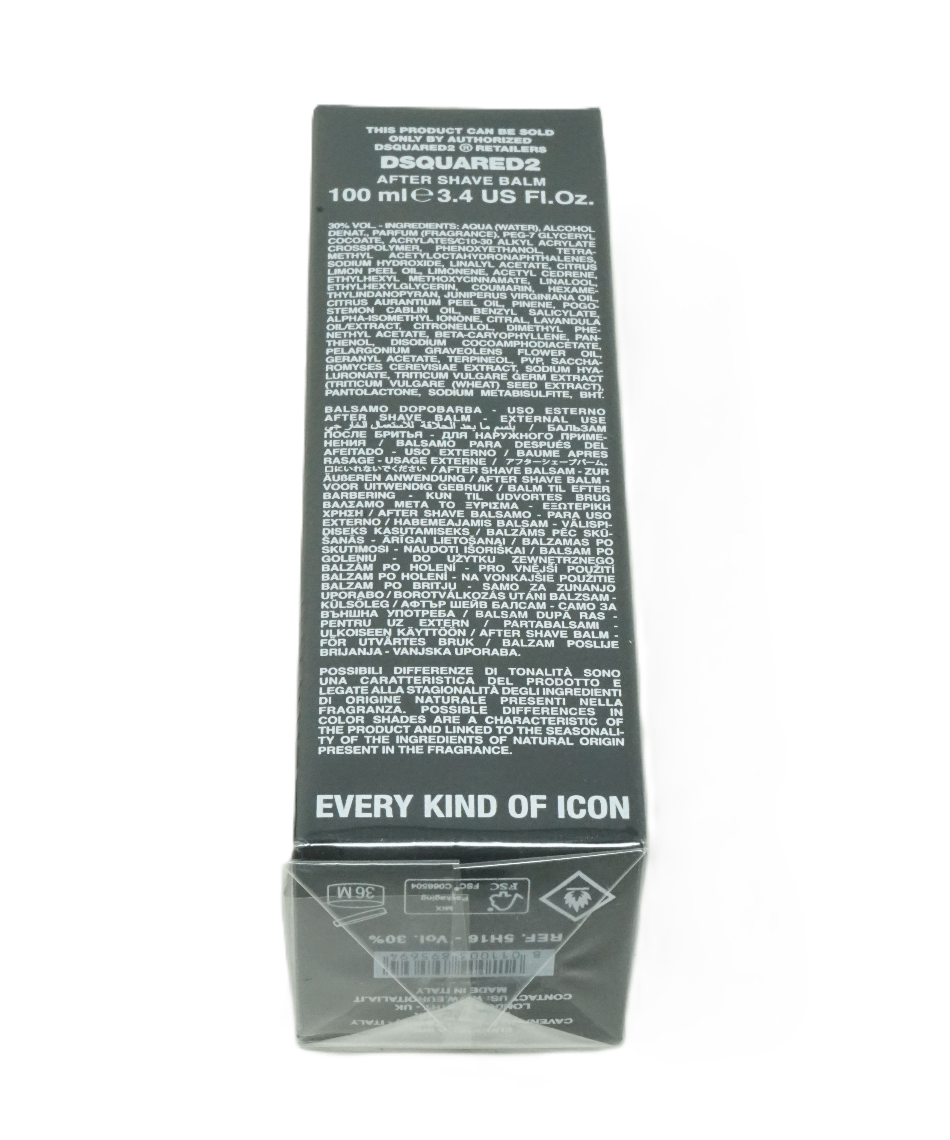 Dsquared2 Icon Homme Balsamo Dopobarba 100 ml.