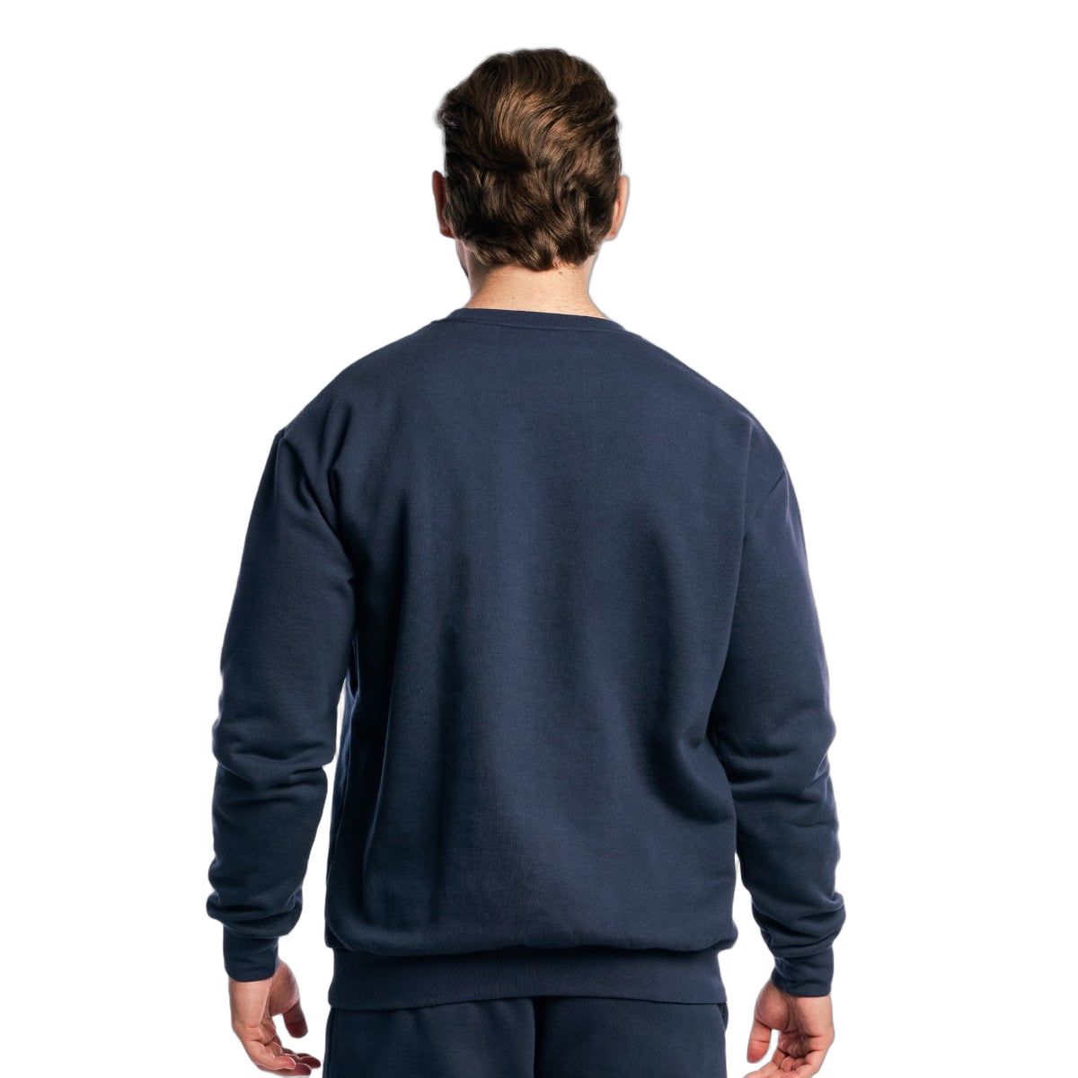 GymBeam Felpa uomo oversize senza cappuccio Lifting Society Nightfall
