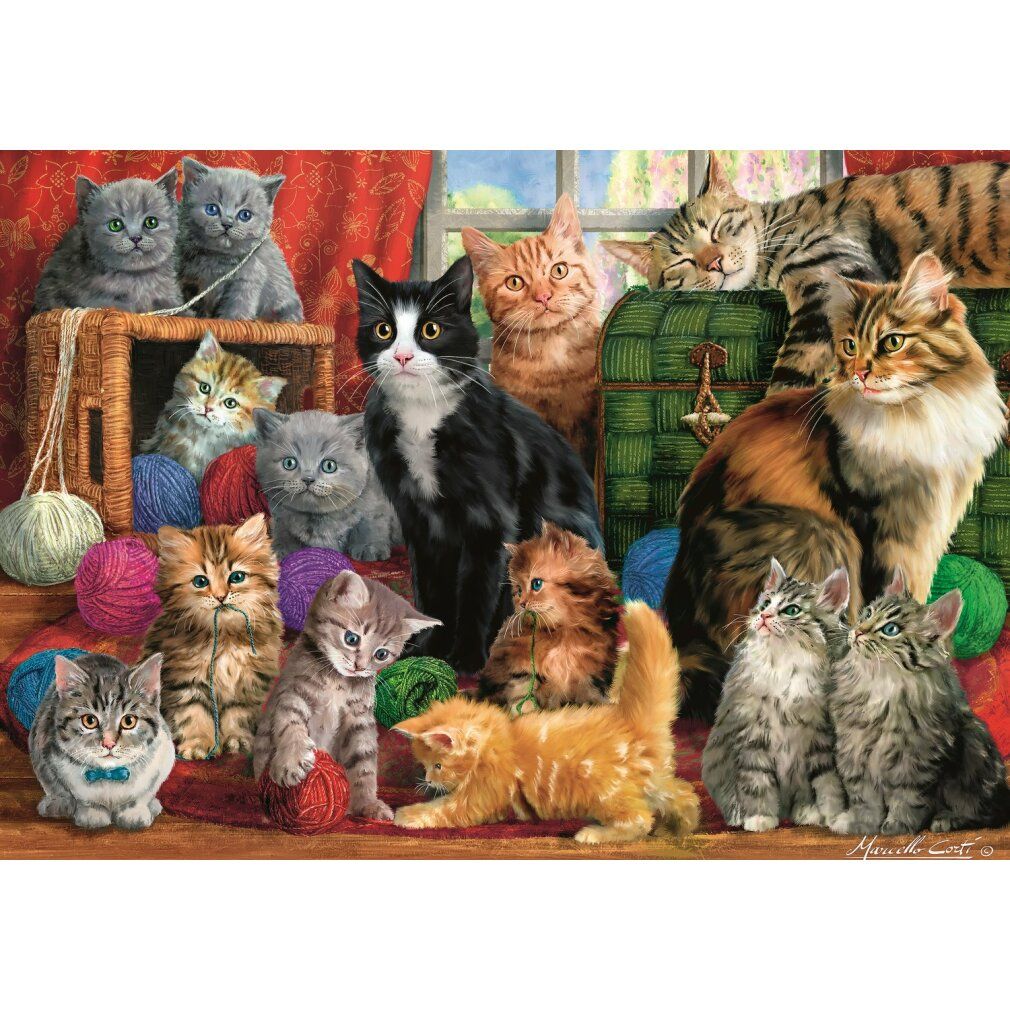 Puzzle 1000 pezzi gatti
