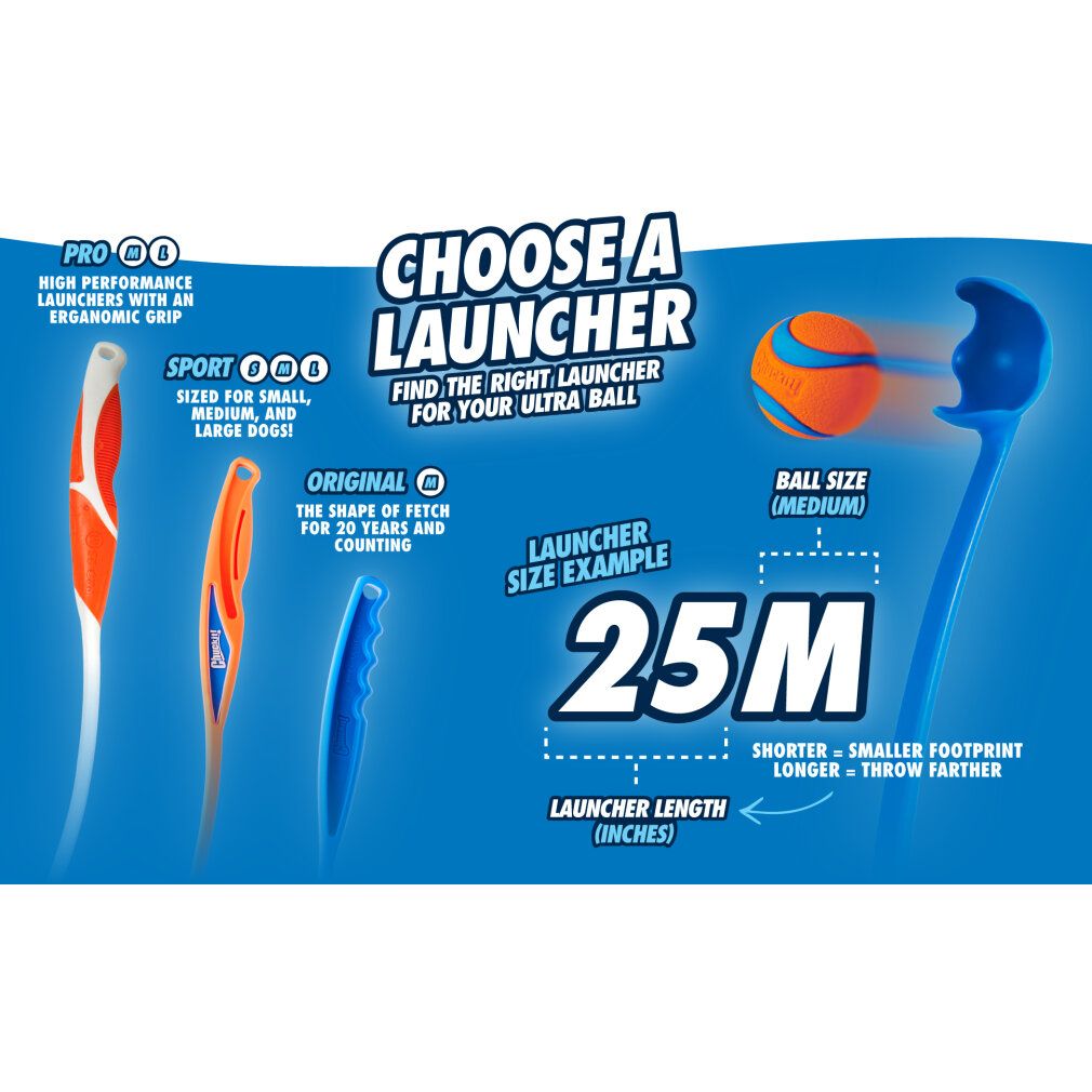 Lanciatore di palline Chuckit Sport m 63 cm