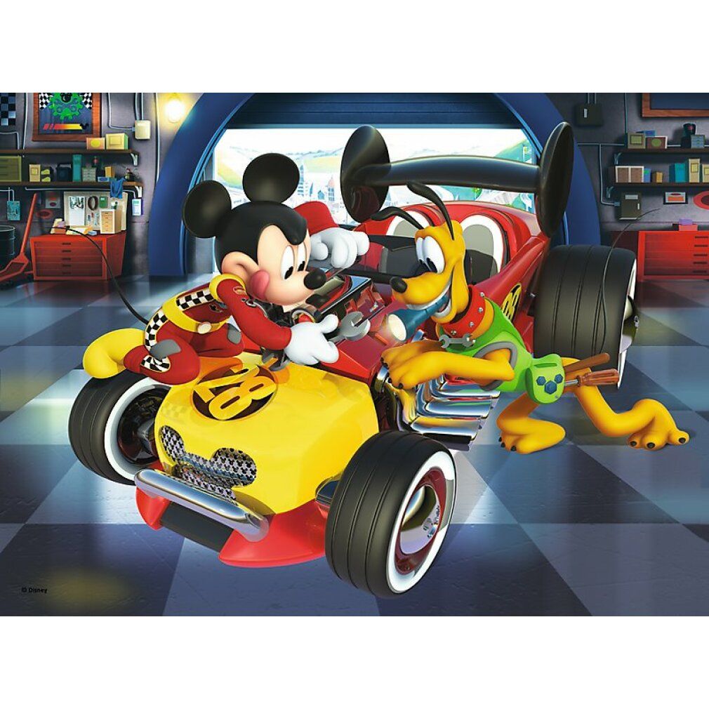 Puzzle trefl Topolino: preparativi per la gara 20 pezzi