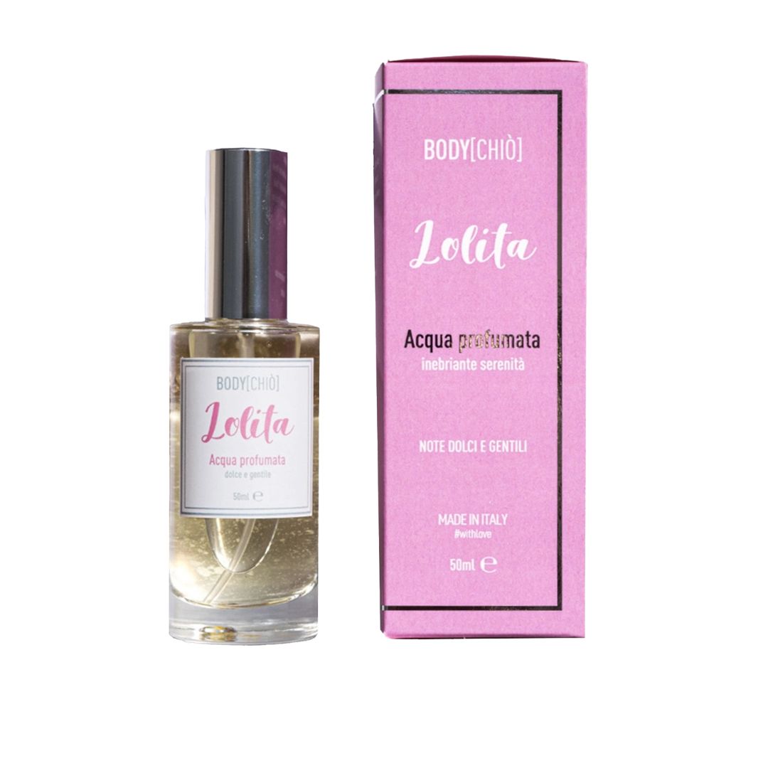 Chiò Skincare, Lolita Acqua Profumata per il Corpo, Vaniglia, Caramello e Zucchero Filato