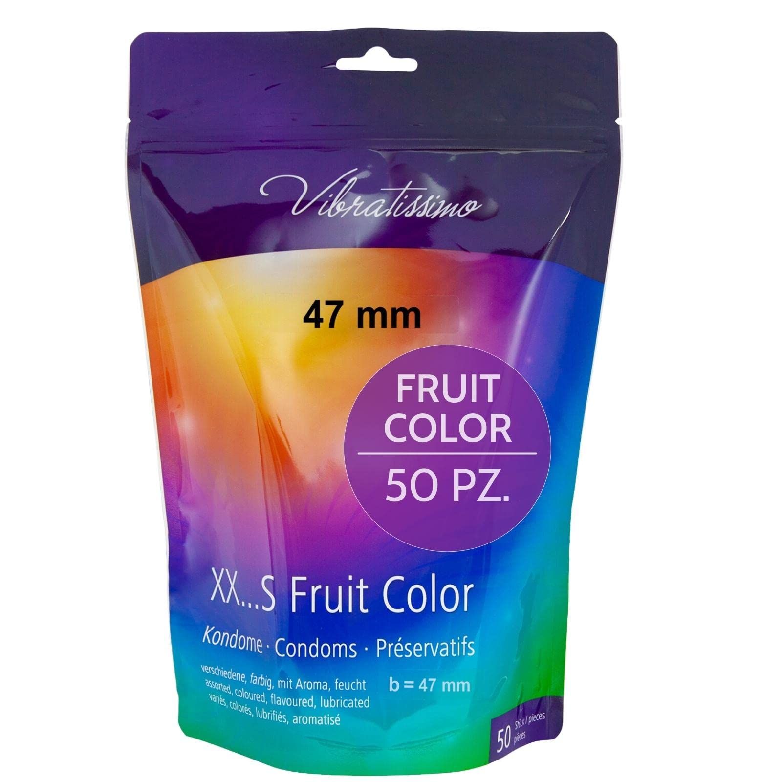 Vibratissimo Preservativi Fruit Color 53mm
