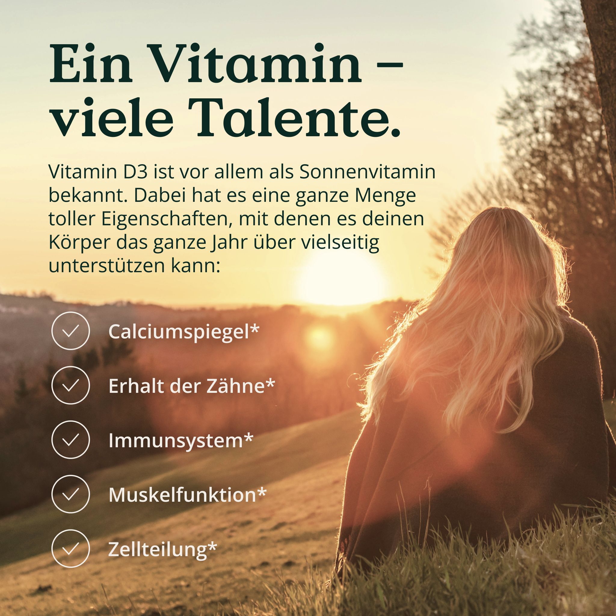NATURE LOVE® Vitamina D3 e K2