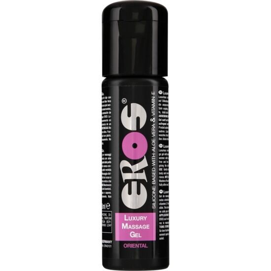 EROS Luxury Massage Gel Oriental, base silicone con Aloe Vera & Vitamina E.