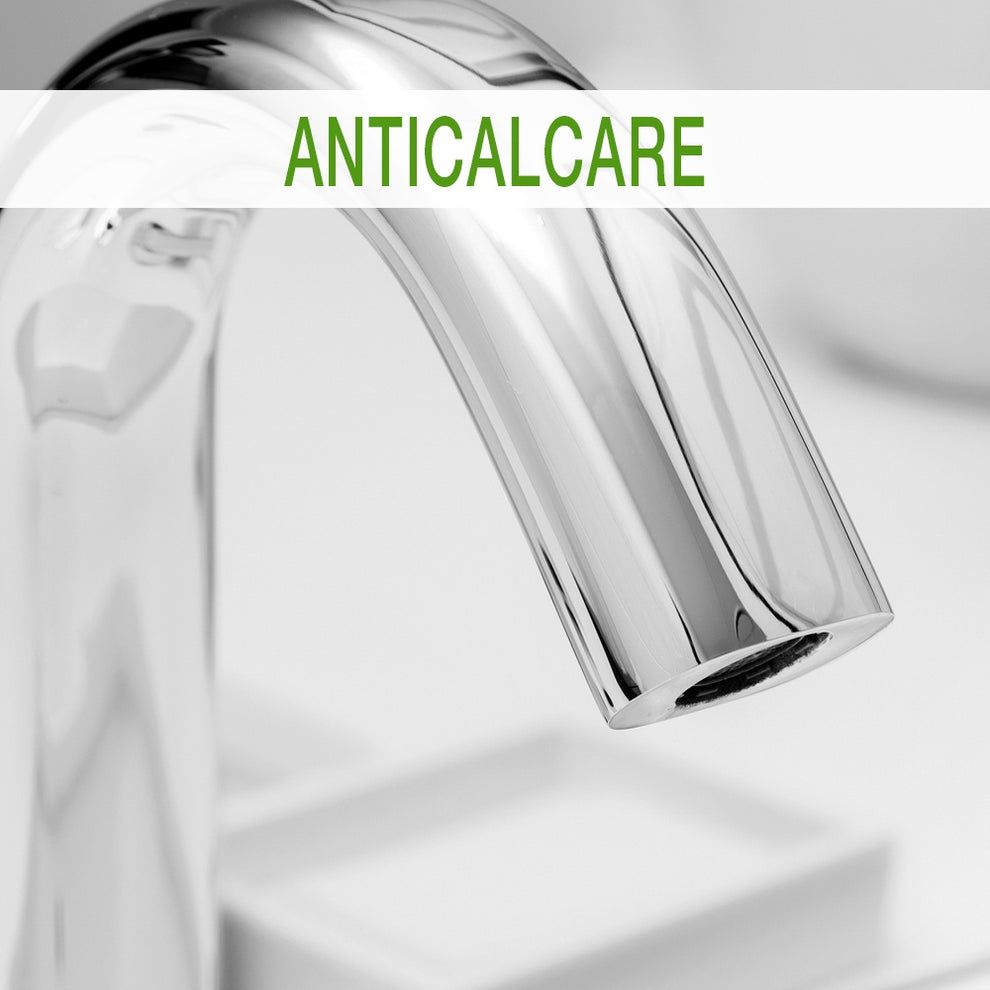 Rubinetto. Testo: ANTICALCARE.