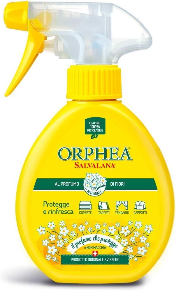 Orphea Salvalana Spray protezione tappeti e capi profumo naturale di fiori 150 ml