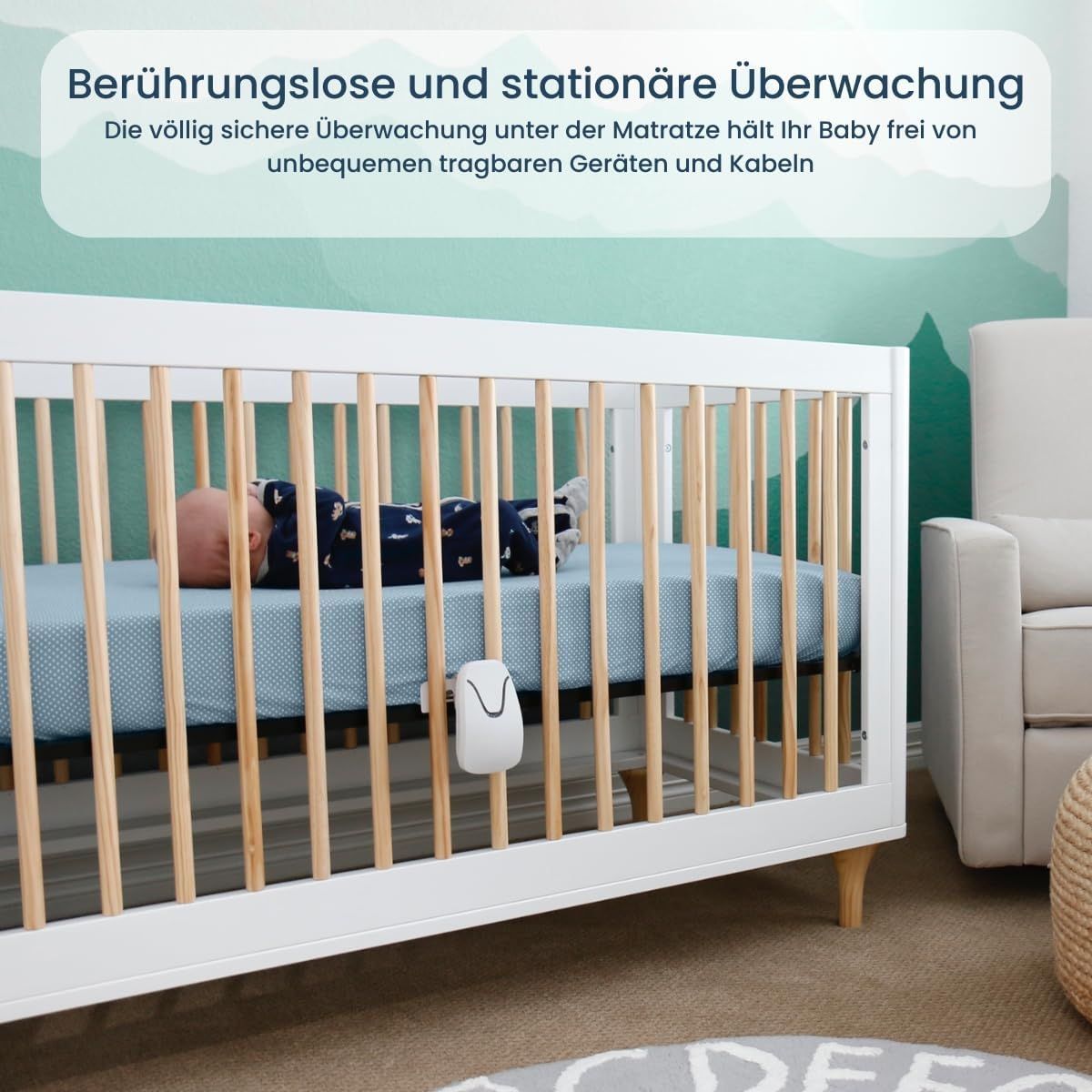 Monitor per il movimento respiratorio del bambino e baby monitor Babysense