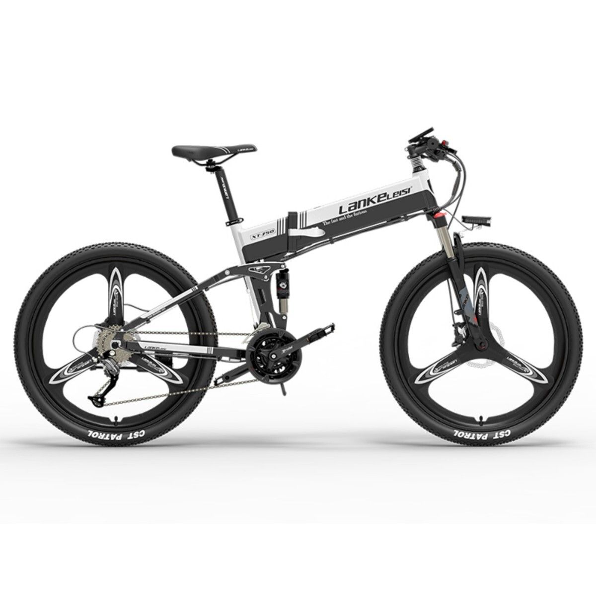 Mountain bike elettrica Lankeleisi XT750Sports con batteria da 48 V 12,8 Ah