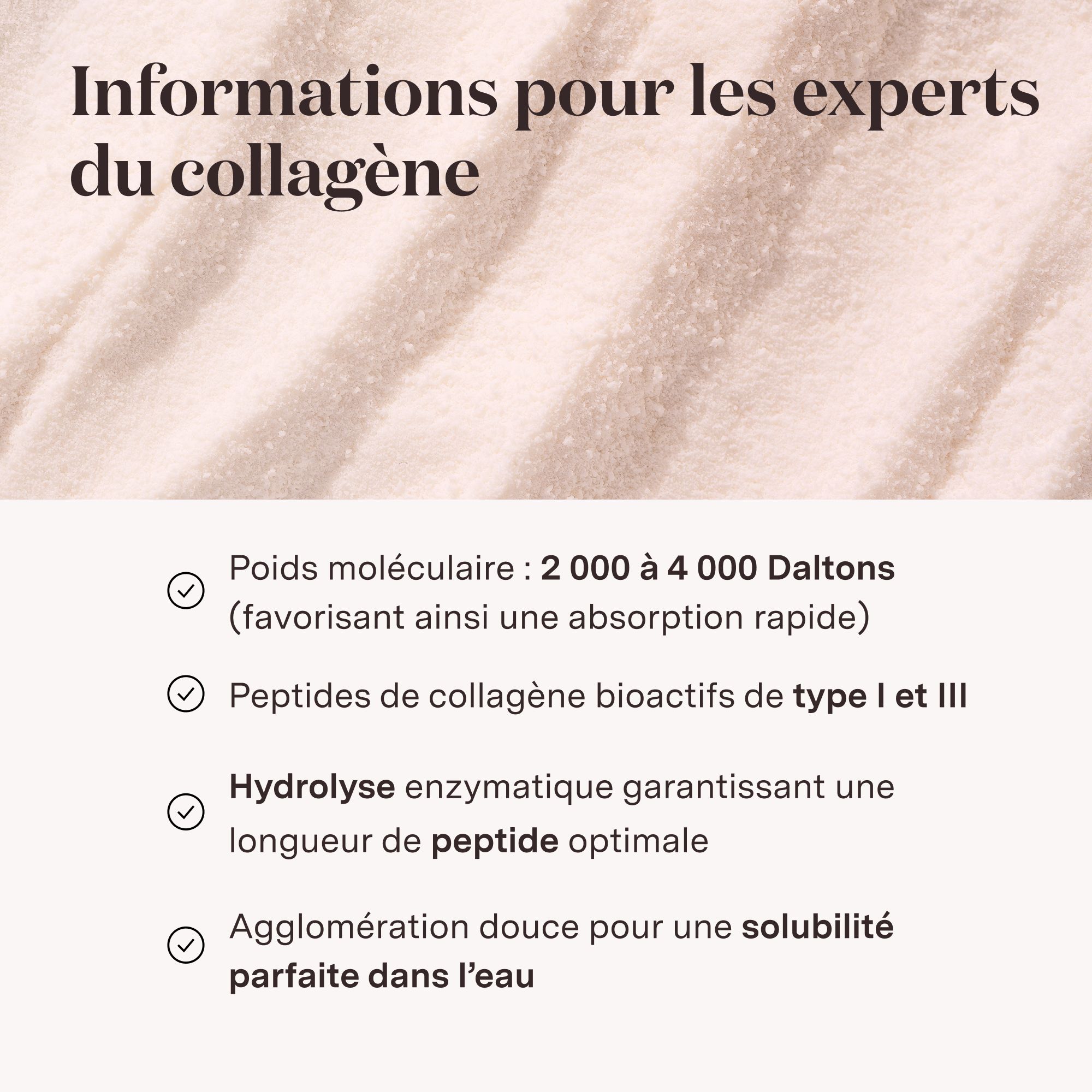Busta Glow25 Collagen Plus Tipo Fragola con fragole e bevande.