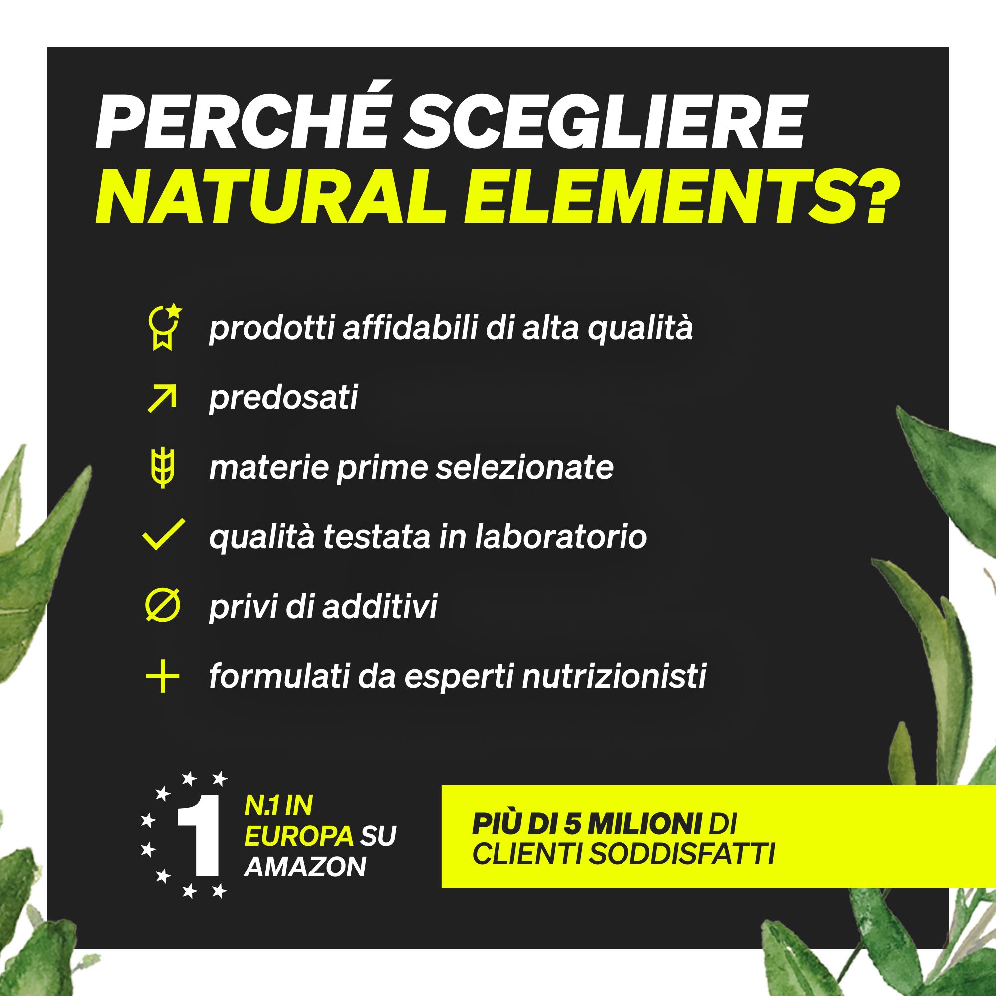 Certificato di GBA GROUP per Natural Elements Omega 3 da olio di pesce.