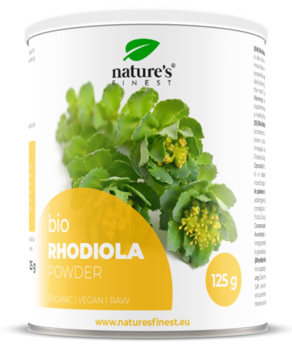 Nature's Finest Rhodiola in polvere (Radice di rosa) BIO