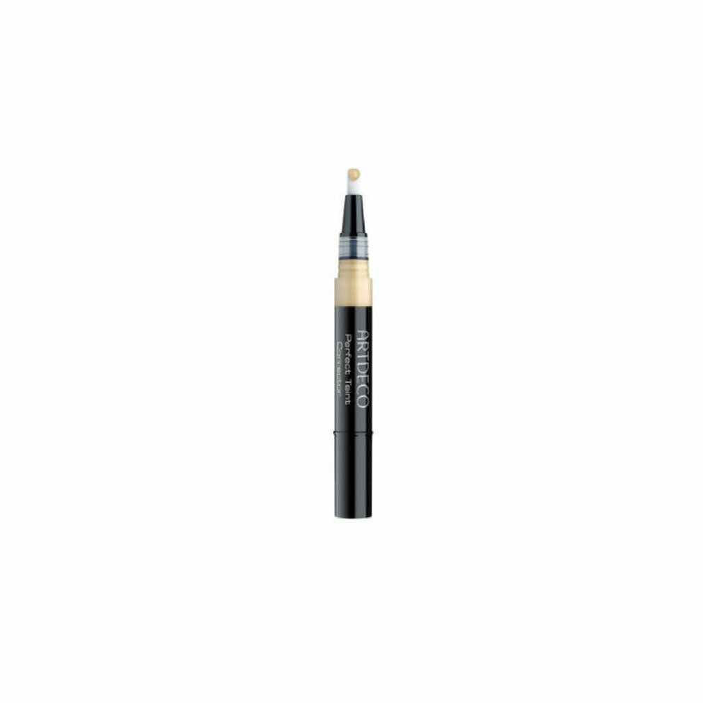Artdeco Perfect Teint Corrector. Penna nera con liquido beige e applicatore. Nome del prodotto e marchio visibili.