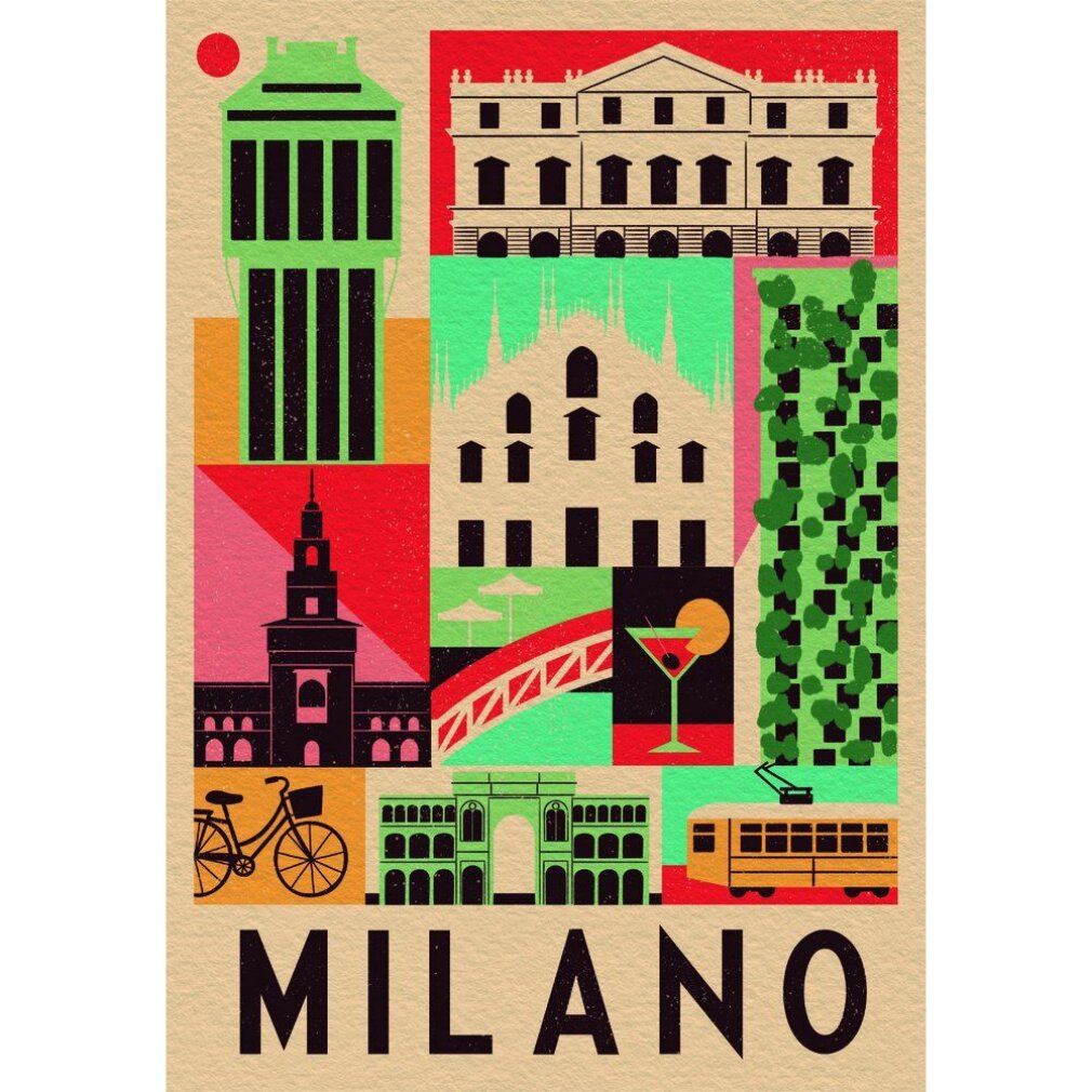 Puzzle da 1000 Pezzi - Style in the City: Milano