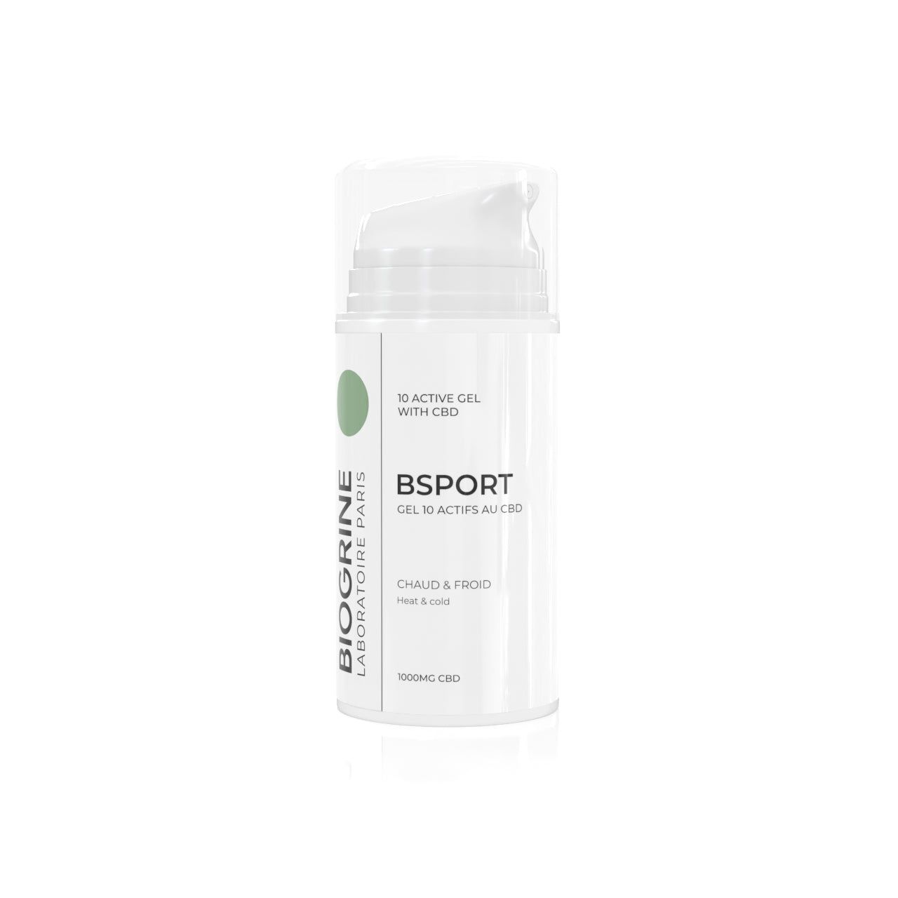 BIOGRINE Gel "BSPORT" – 10 attivi al CBD – Effetto caldo/freddo
