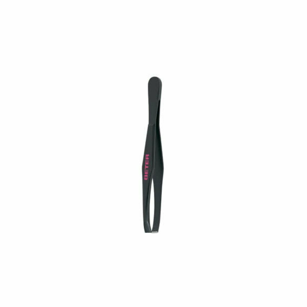 Pinzetta nera a punta dritta 7,5 cm