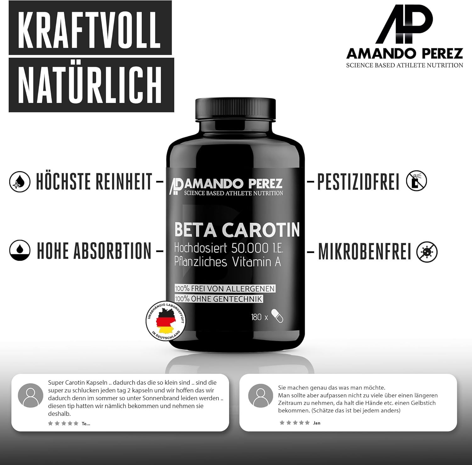 Amando Perez Capsule abbronzanti al beta-carotene