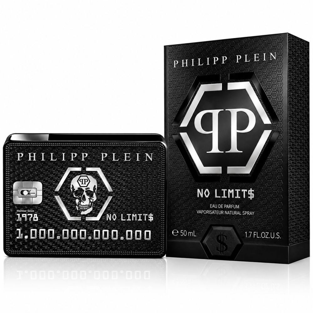 Flacone e confezione di Philipp Plein No Limit$ Eau de Parfum.