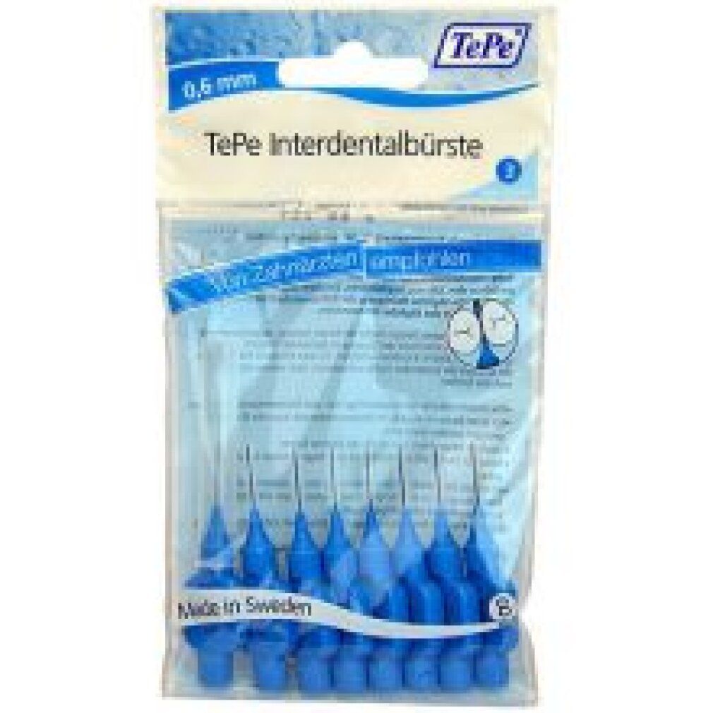 Spazzolini interdentali normali 0 6 Mm Blu  Spazzolini interdentali