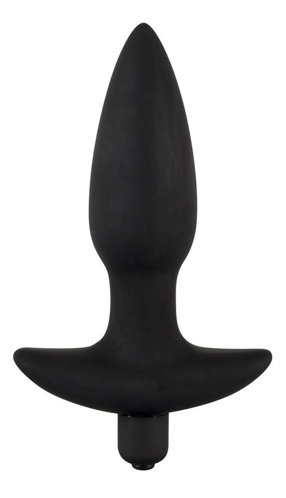 Plug e vibro bullet neri in silicone.