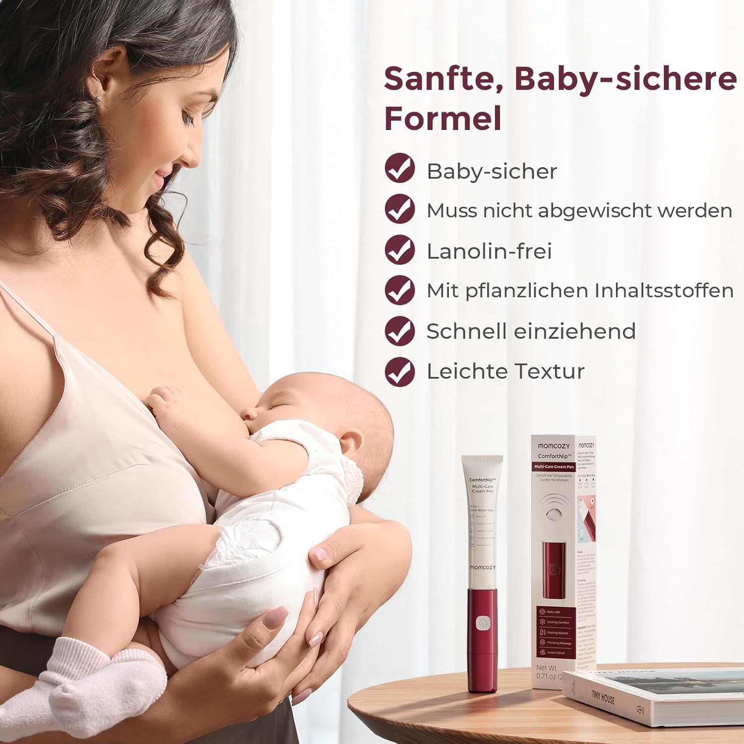 Unguento per capezzoli ComfortNip per l’allattamento Momcozy
