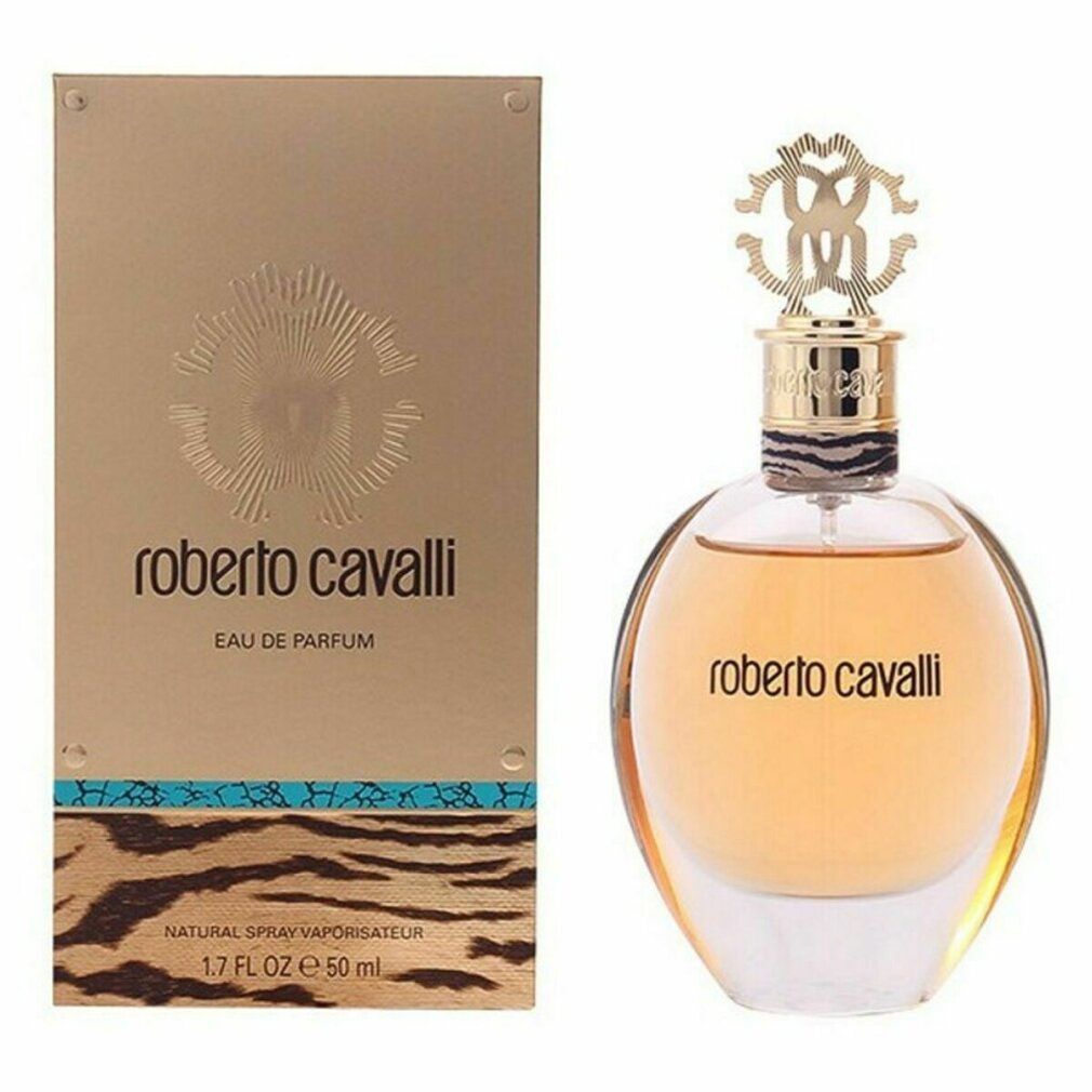 Flacone di profumo e confezione. Flacone rotondo, dorato, con logo. Confezione dorata con nome del marchio e testo. 1.7 FL OZ 50 ml.