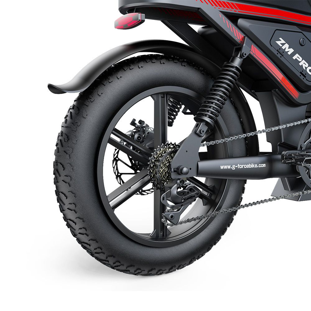 G-FORCE ZM PRO Mountain bike elettrica con batteria da 52V 40AH e doppia sospensione