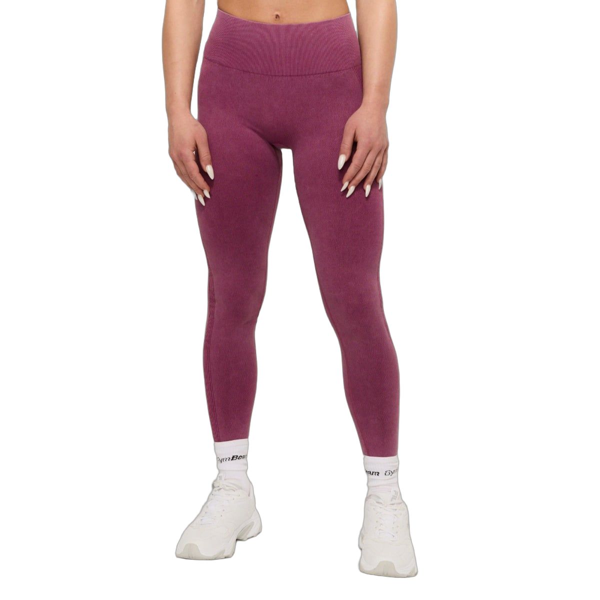GymBeam Leggings donna Lift senza cuciture a vita alta senza tasche Plum