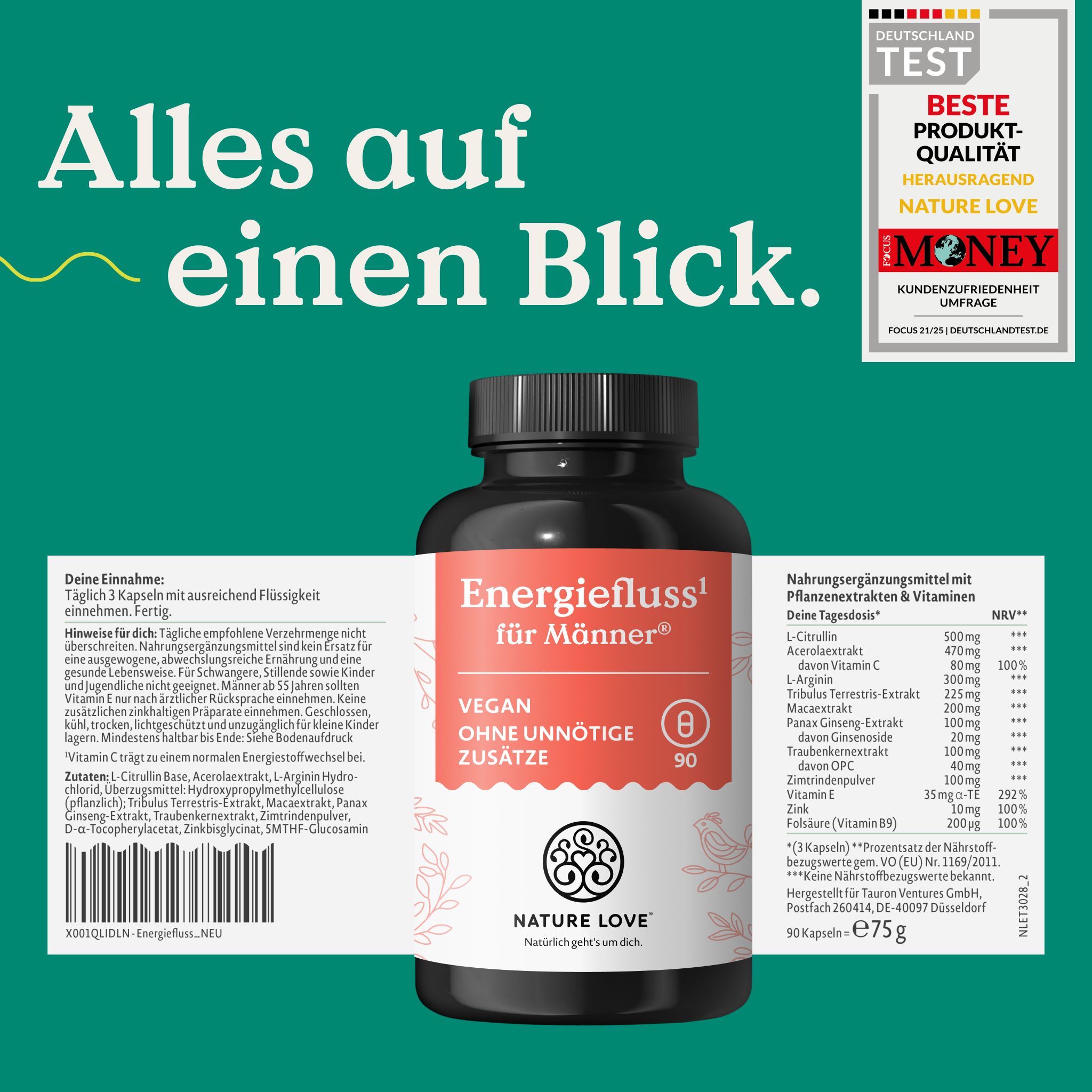 Flusso energetico NATURE LOVE® per uomini