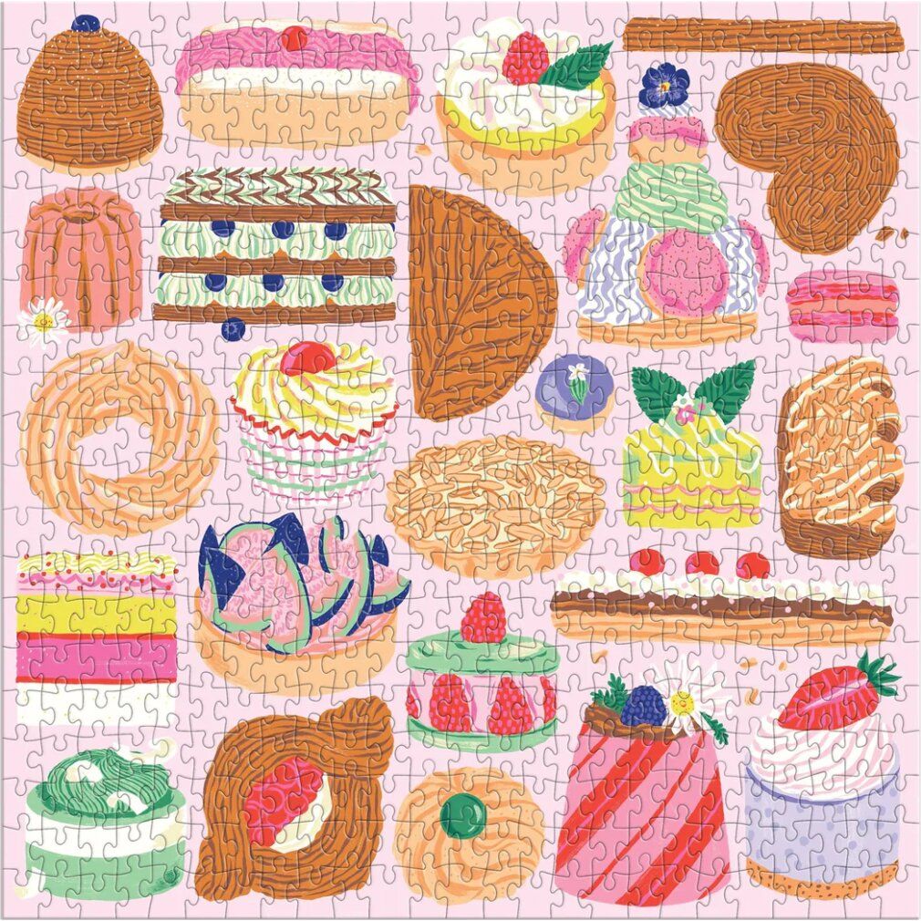 galison Puzzle quadrato Dolci 500 pezzi