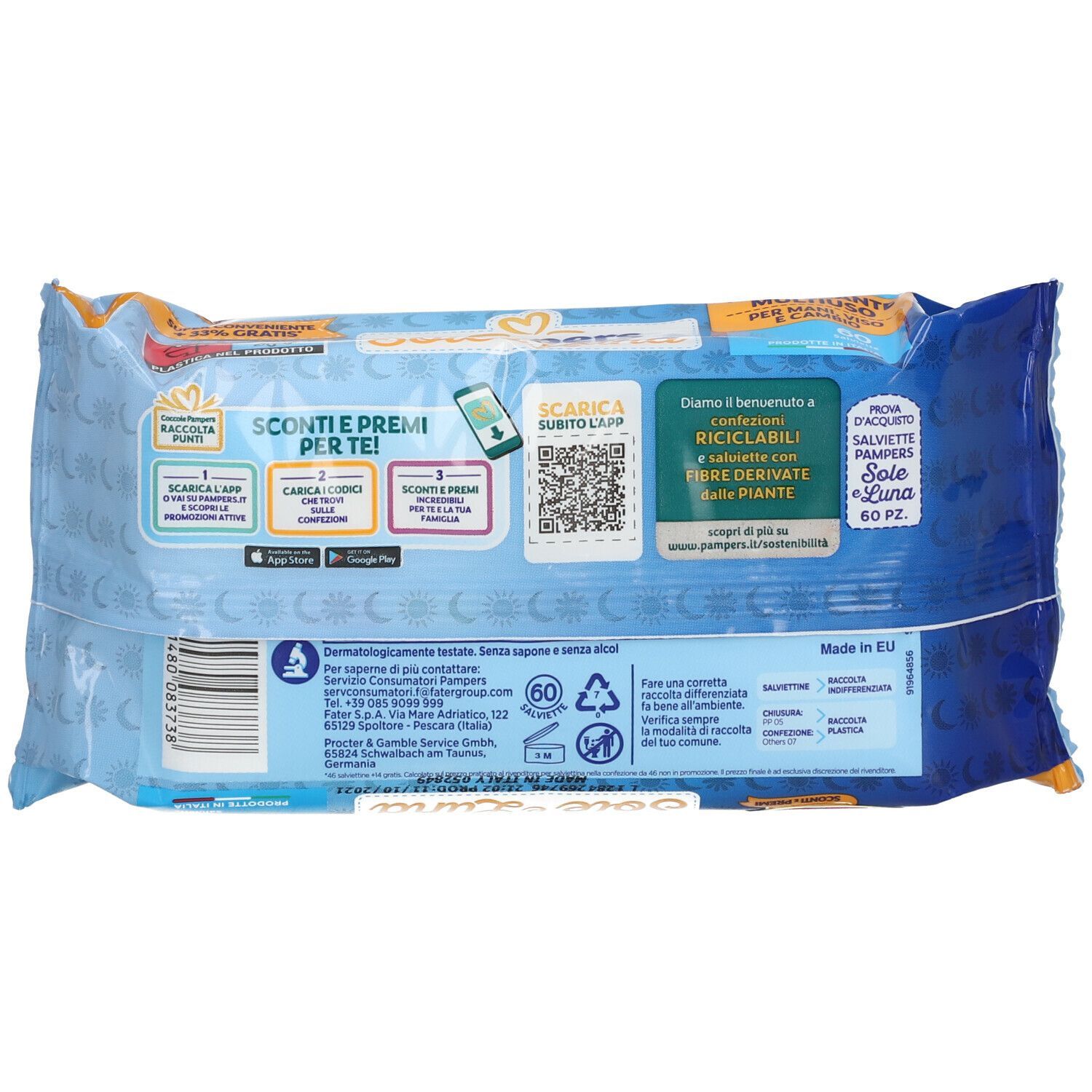 Pampers Sole e Luna + Effetto Spugna