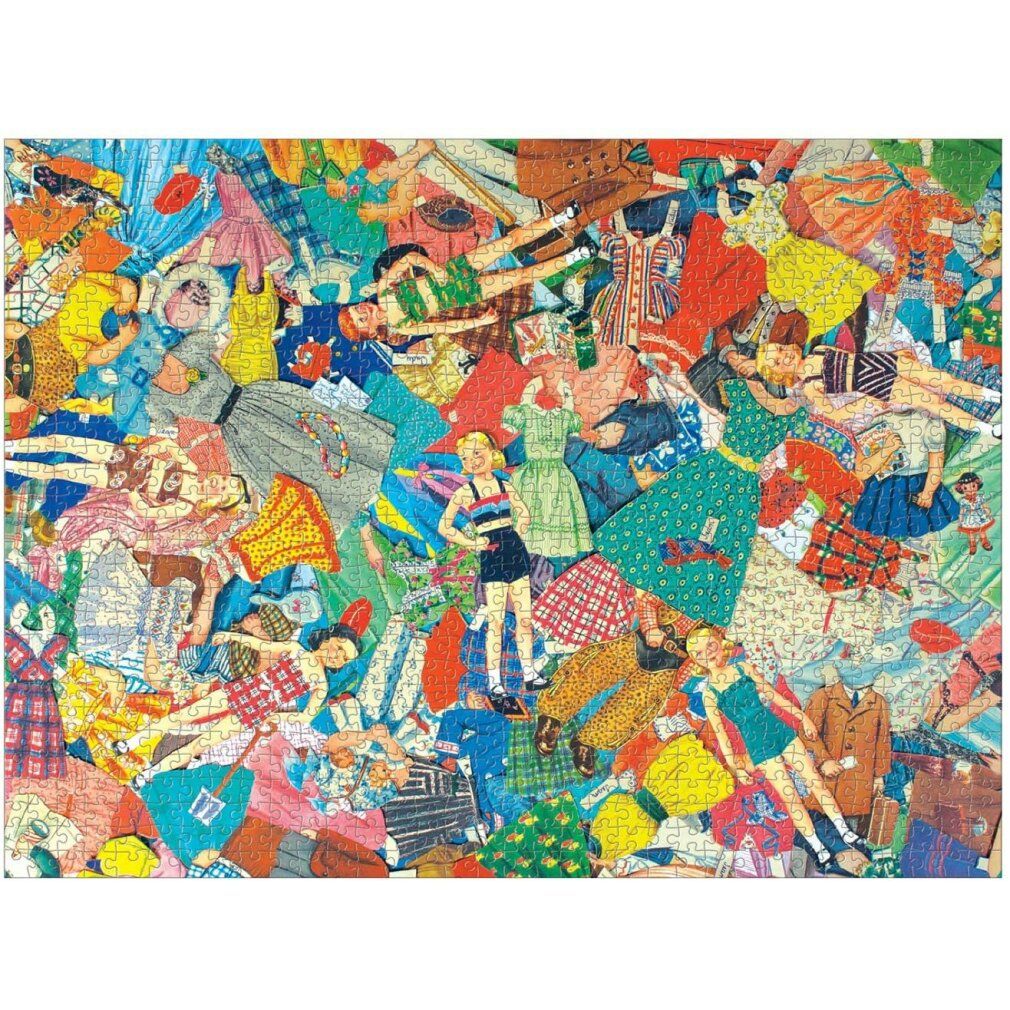 Puzzle di bambole di carta galison 1000 pezzi