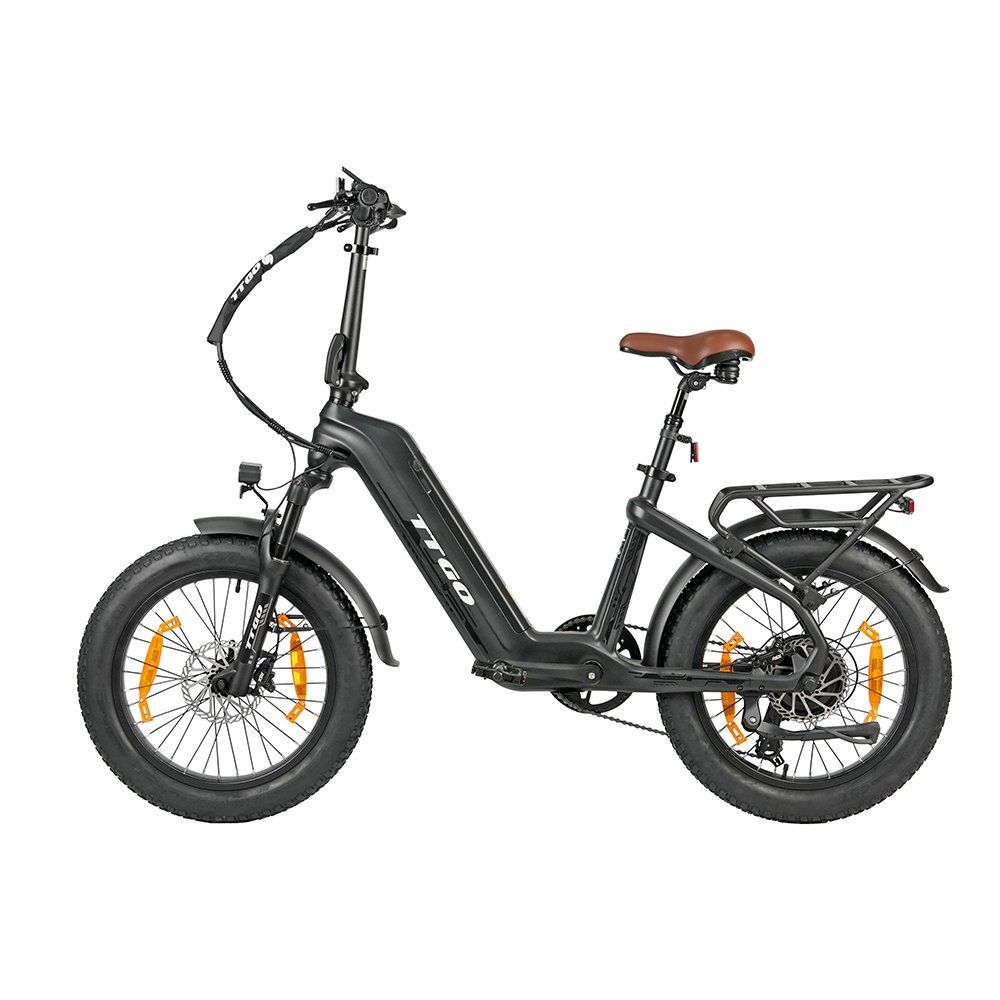 TTGO F8 Bicicletta elettrica in fibra di carbonio con batteria integrata da 48 V 18 Ah