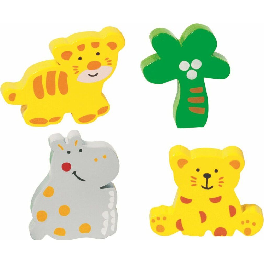 goki puzzle in legno animali selvatici