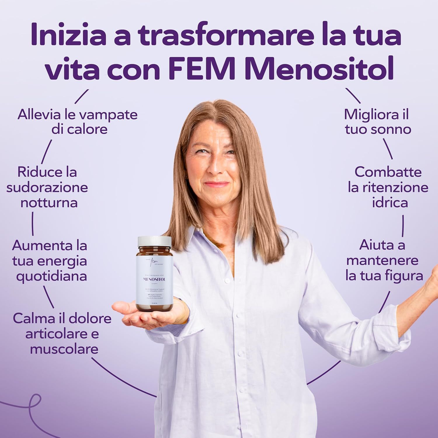QSTA Capsule FEM Myo-Inositolo + D-Chiro-Inositolo