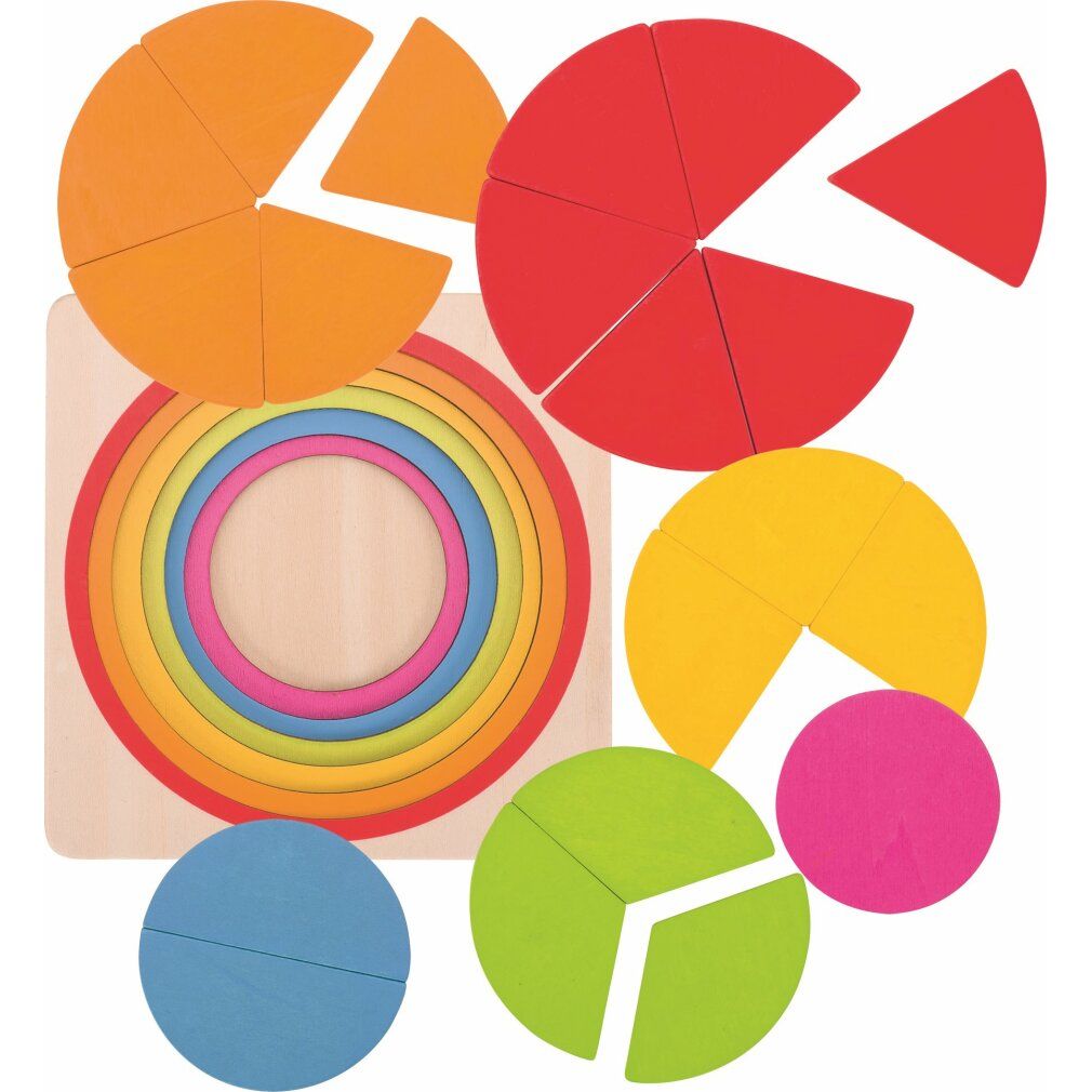 Goki 57737 Puzzle Circle, Multicolore