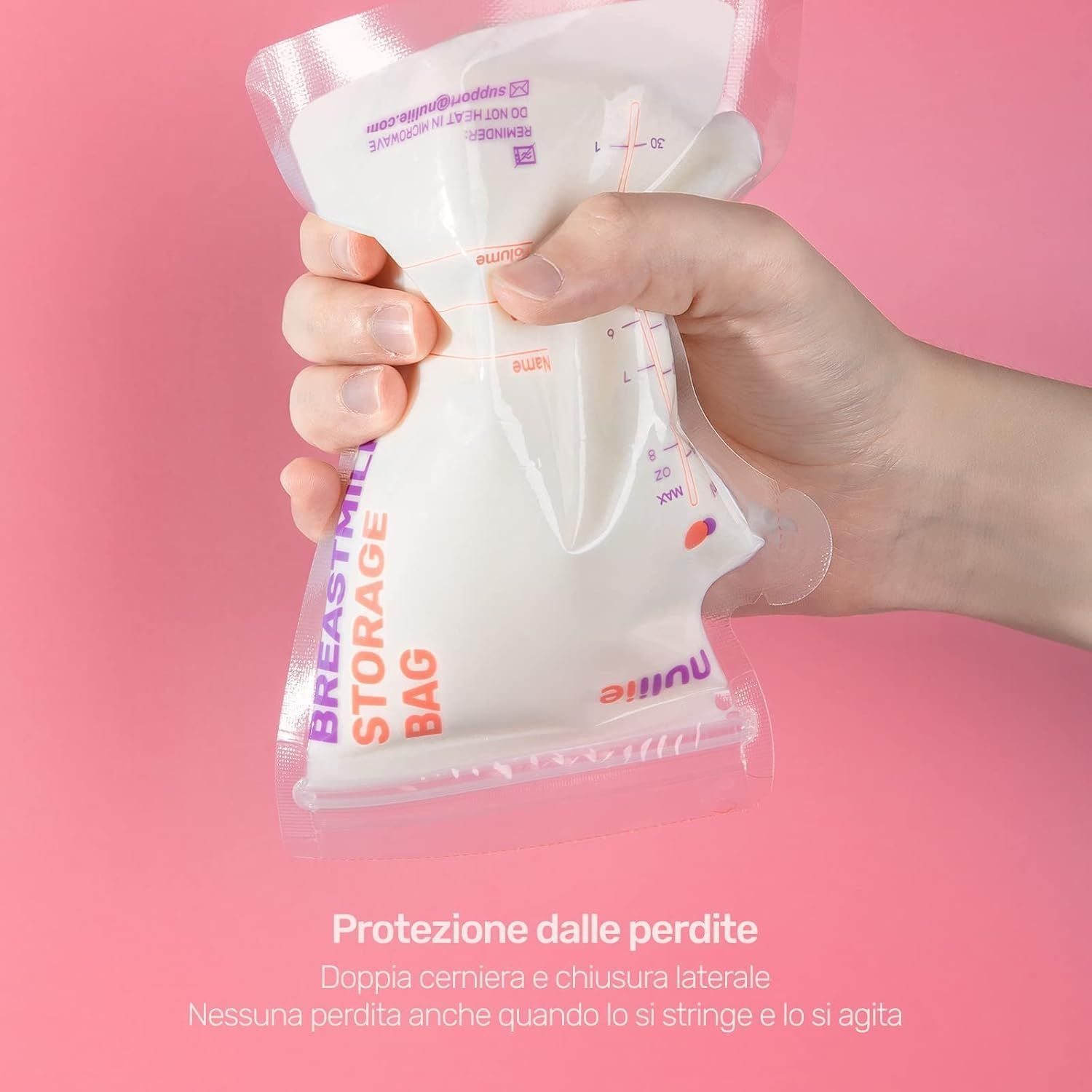 Nuliie 50 Sacchetti per Latte Materno