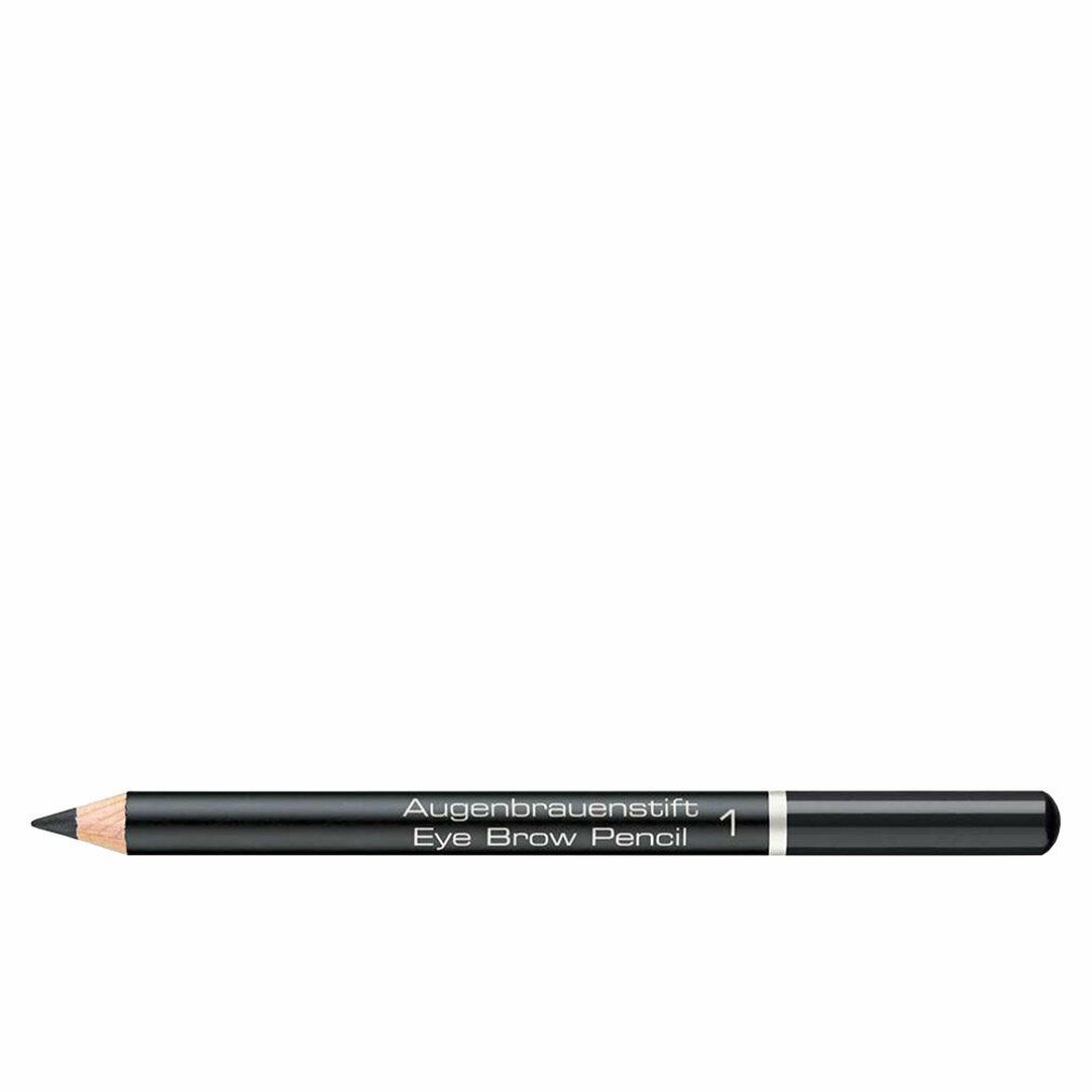 Matita per sopracciglia nera con punta. Scritta: Augenbrauenstift, Eye Brow Pencil, 1.