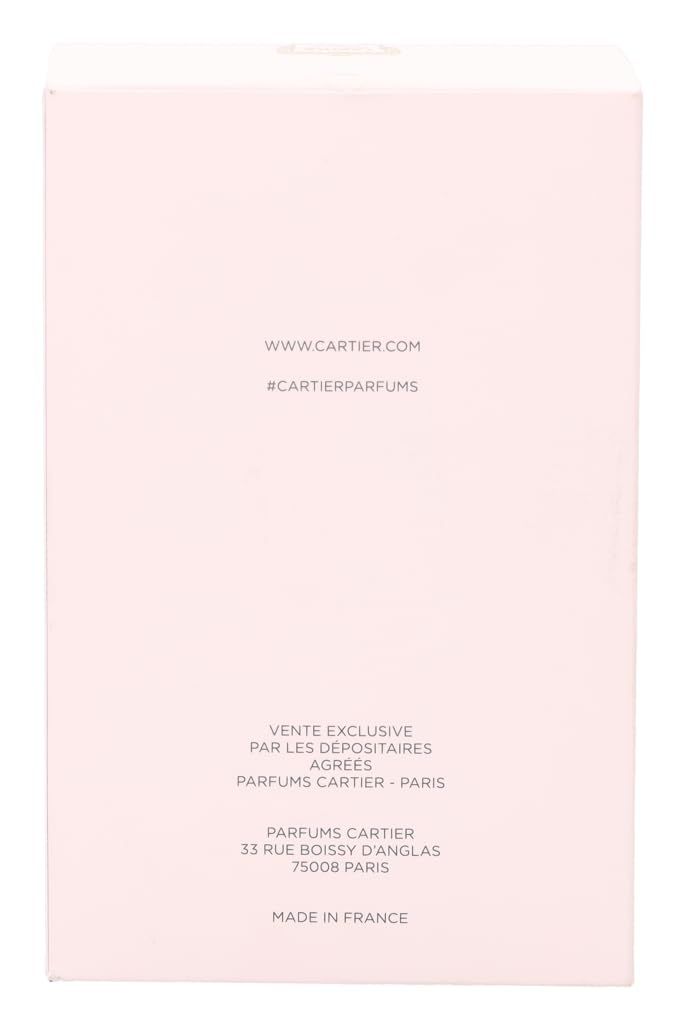 Confezione rosa con testo. Contiene informazioni come sito web, hashtag, vendita esclusiva e origine.