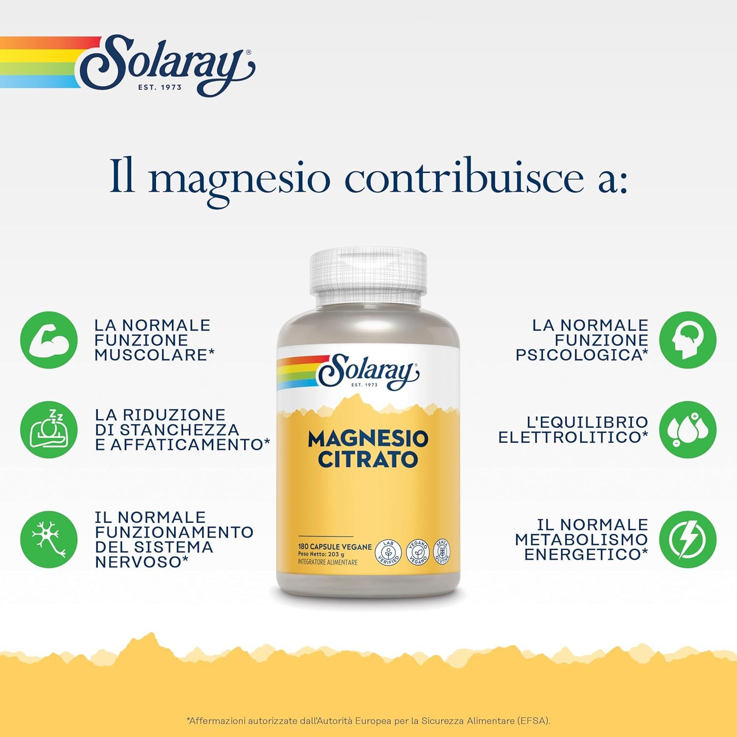 Solaray Magnesio Citrato Capsula