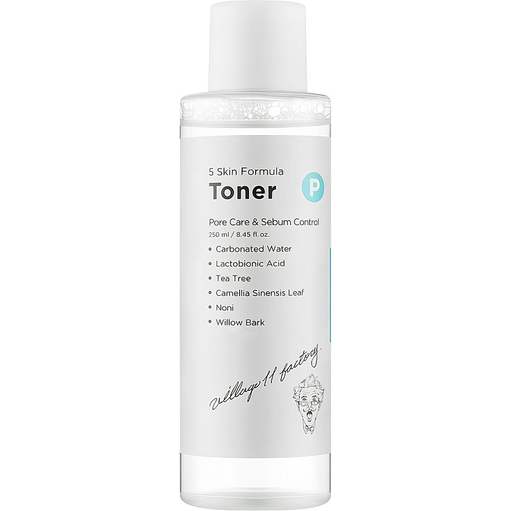 VILLAGE 11 FACTORY P Skin Formula Toner – Tonico viso purificante per una pelle pulita
